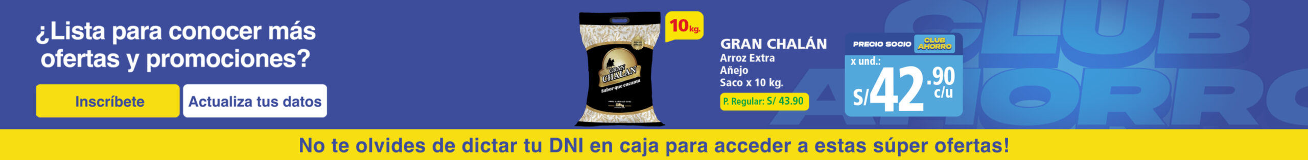 Ofertas con el Club Ahorro
