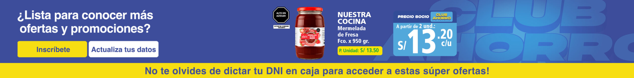 Ofertas con el Club Ahorro