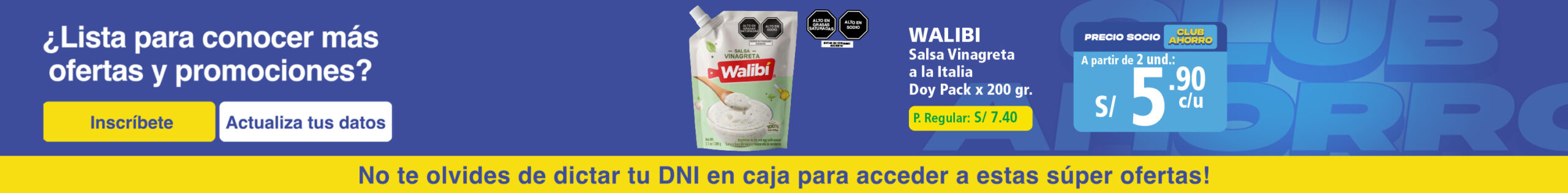 Ofertas con el Club Ahorro